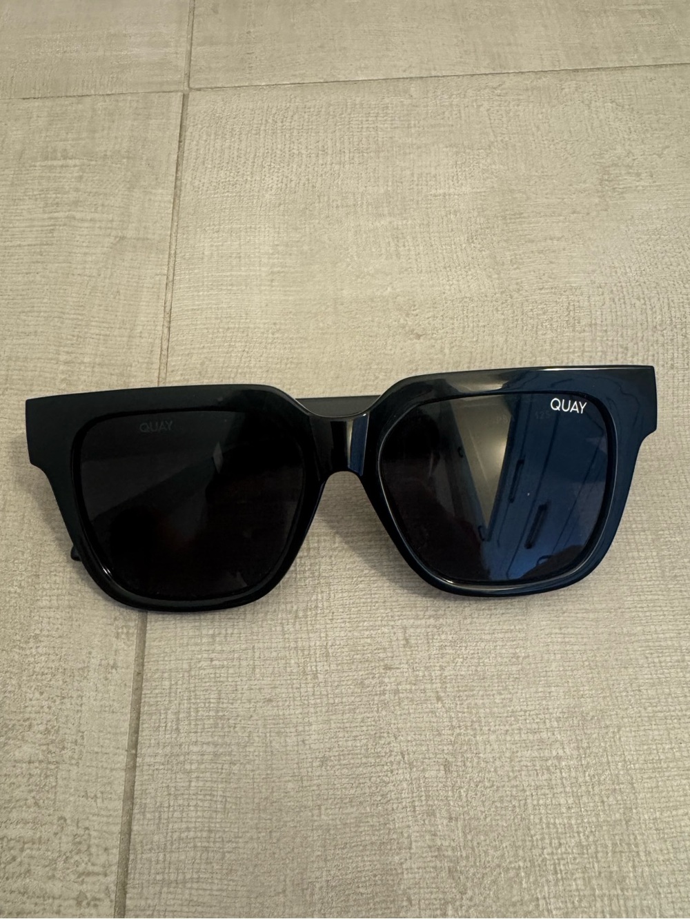 Quay Australia Black Square Sunglasses